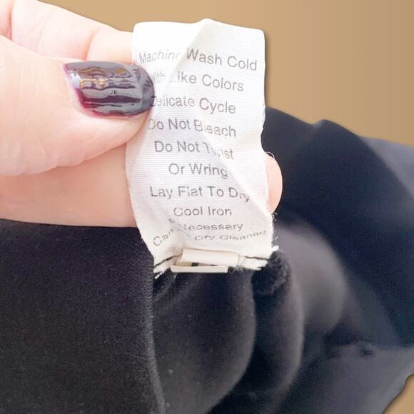 CABi Midtown Ponte Riding Ankle Zip Leggings Black #196 Size Small S Classic - Picture 9 of 13